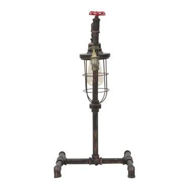 LAMPA STOŁOWA MANHATTAN/CAGE 27x27x56 cm